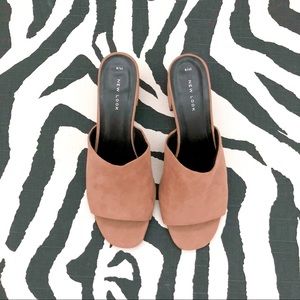 New Look Suedette Heeled Mule